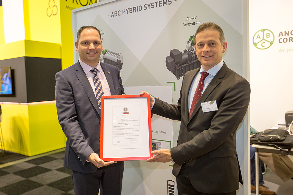 ABC's Electric and Hybrid Propulsion System receives Bureau Veritas approval