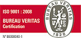  iso certification bureau veritas iso 9001 : 2008
